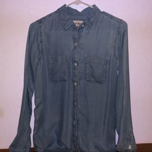 long sleeve denim top